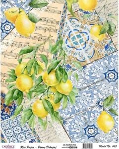 Cadence Pirinç Dekopaj Kağıdı - Model 663