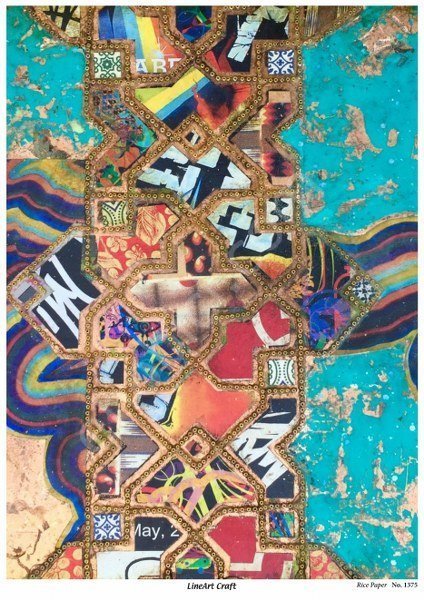 Lineart Pirinç Dekopaj Kağıdı Model - 1375