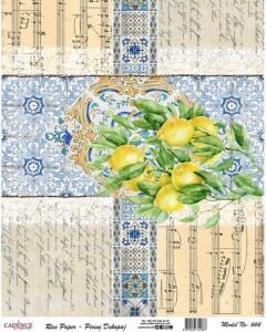 Cadence Pirinç Dekopaj Kağıdı - Model 664