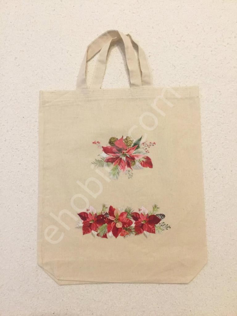 Baskılı Kumaş Çanta 35x40cm CK-001