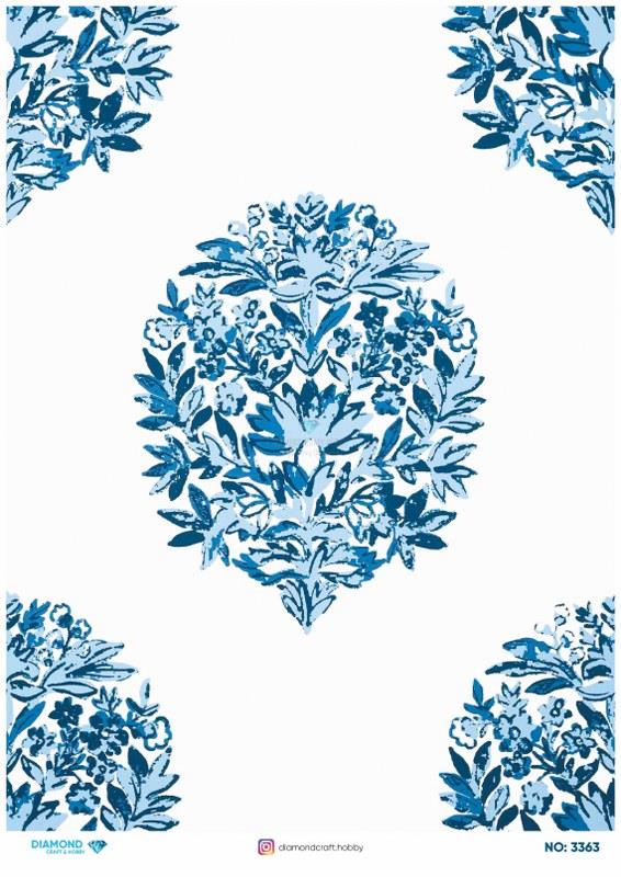 Diamond Pirinç Dekopaj Kağıdı - 3363