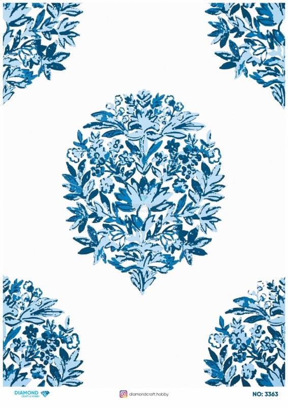 Diamond Pirinç Dekopaj Kağıdı - 3363