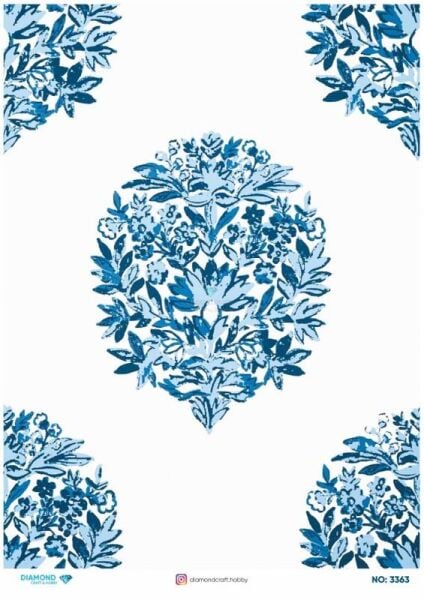 Diamond Pirinç Dekopaj Kağıdı - 3363