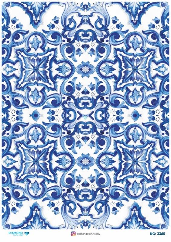 Diamond Pirinç Dekopaj Kağıdı - 3365