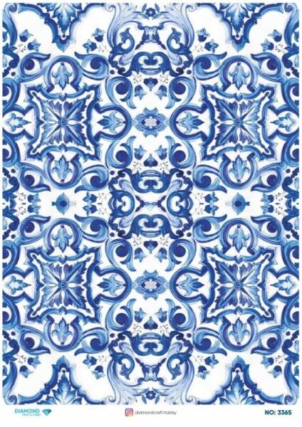 Diamond Pirinç Dekopaj Kağıdı - 3365