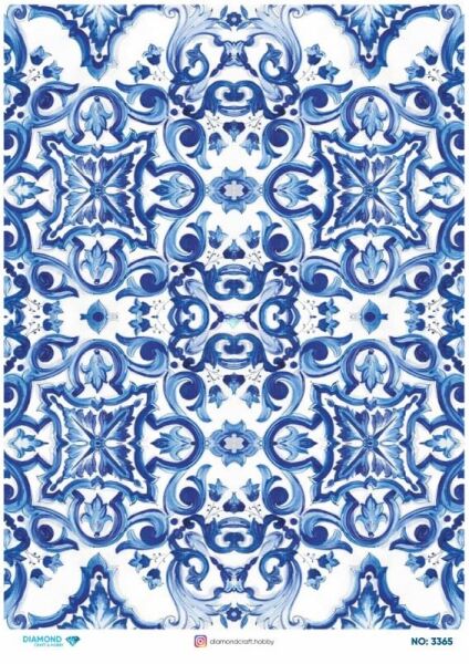 Diamond Pirinç Dekopaj Kağıdı - 3365