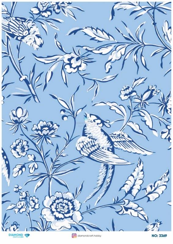 Diamond Pirinç Dekopaj Kağıdı - 3369