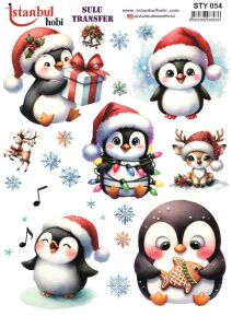 Yılbaşı Sulu Transfer 25x35cm STY054