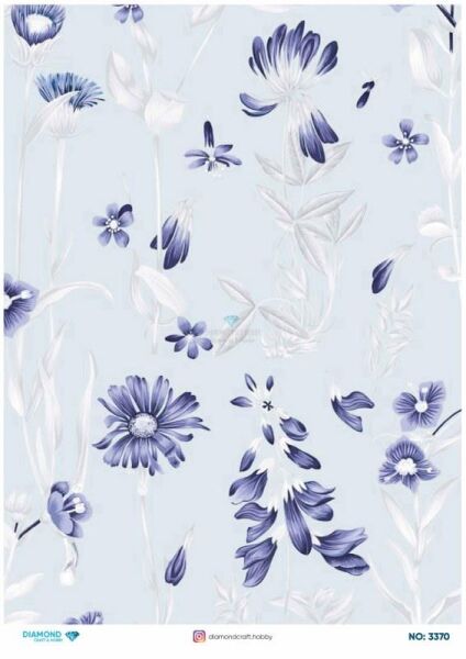 Diamond Pirinç Dekopaj Kağıdı - 3370