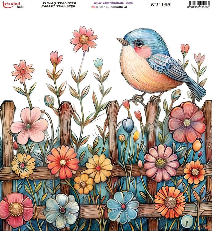 Kumaş Transfer Kağıdı 20x20cm KT-193