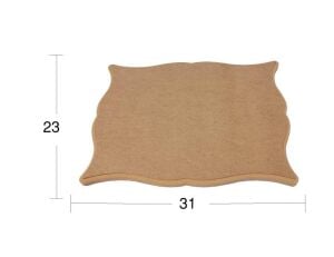 Ahşap Pano 31x23cm PA203