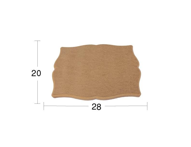 Ahşap Pano 28x20cm PA204