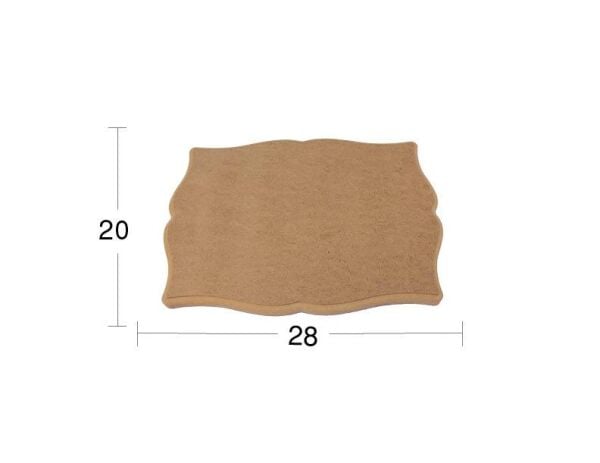 Ahşap Pano 28x20cm PA204