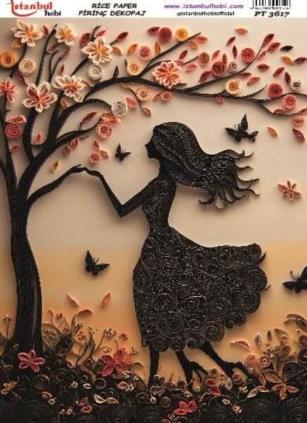 Pirinç Dekopaj Kağıdı 30x42cm PT-3617