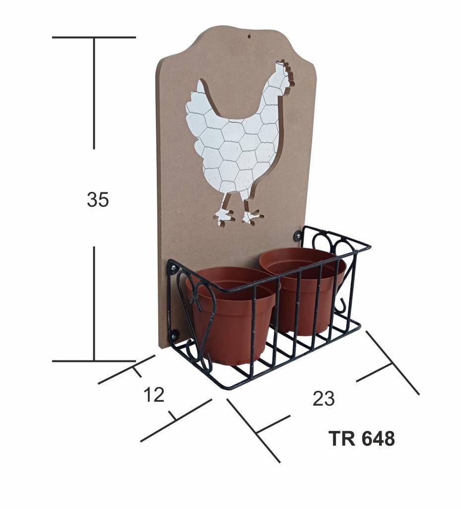 2 li Telli Horoz Çiçeklik TR-648