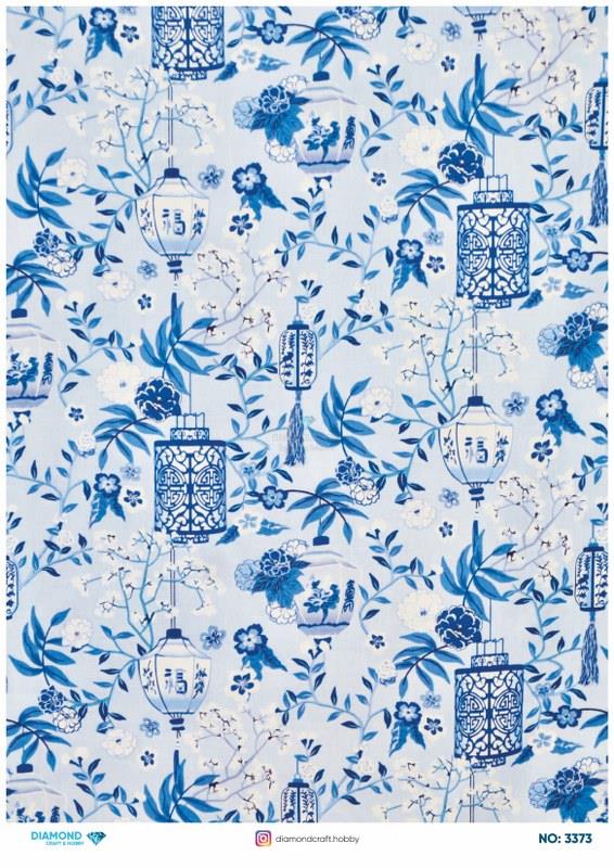 Diamond Pirinç Dekopaj Kağıdı - 3373