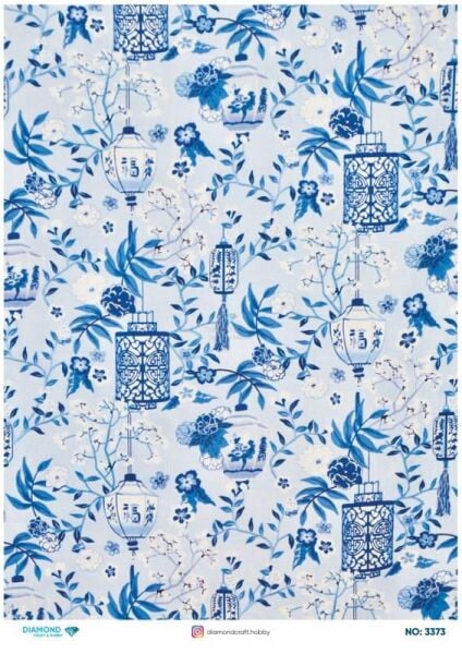 Diamond Pirinç Dekopaj Kağıdı - 3373