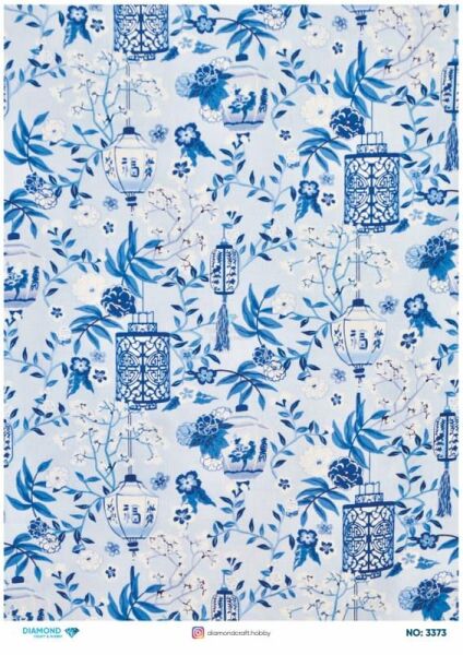 Diamond Pirinç Dekopaj Kağıdı - 3373