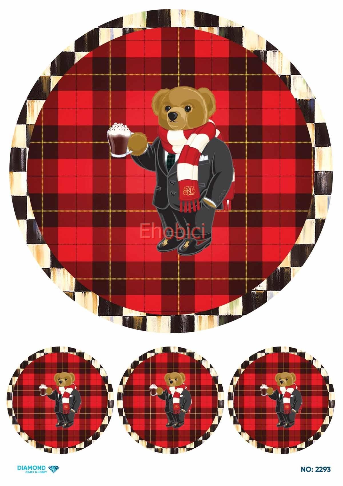 Diamond Pirinç Dekopaj Kağıdı - 2293