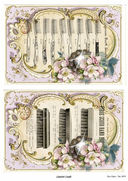 Lineart Pirinç Dekopaj Kağıdı Model - 1979