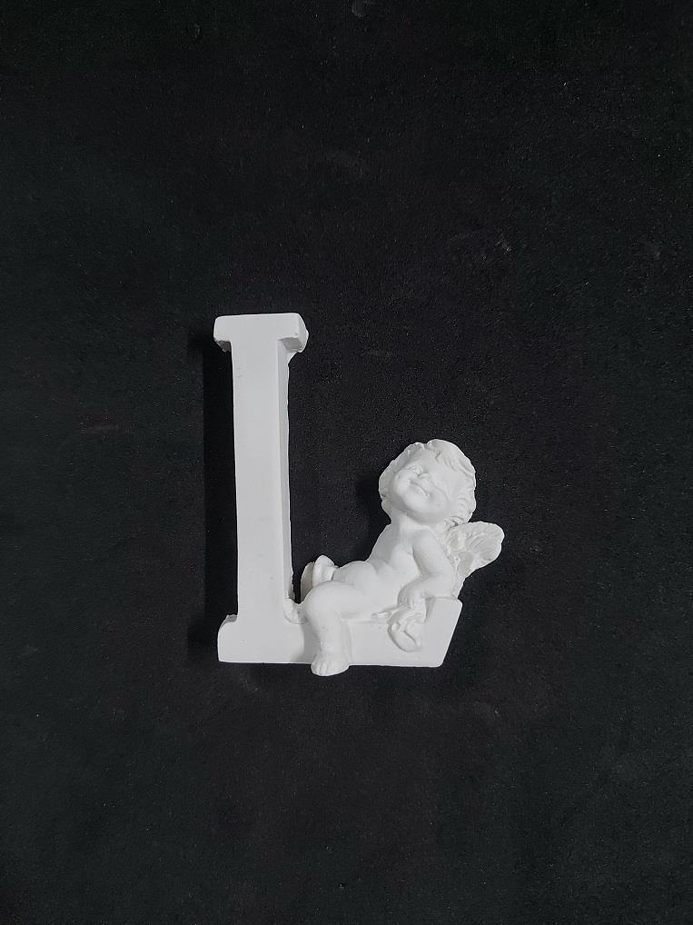 Polyester Harf Melekli -L- 7,5x6cm P399