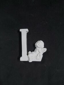 Polyester Harf Melekli -L- 7,5x6cm P399