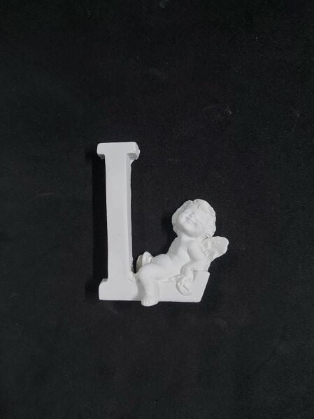 Polyester Harf Melekli -L- 7,5x6cm P399