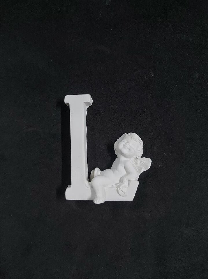 Polyester Harf Melekli -L- 7,5x6cm P399