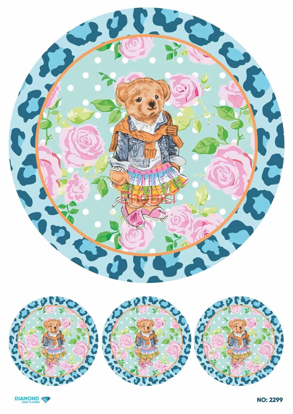 Diamond Pirinç Dekopaj Kağıdı - 2299