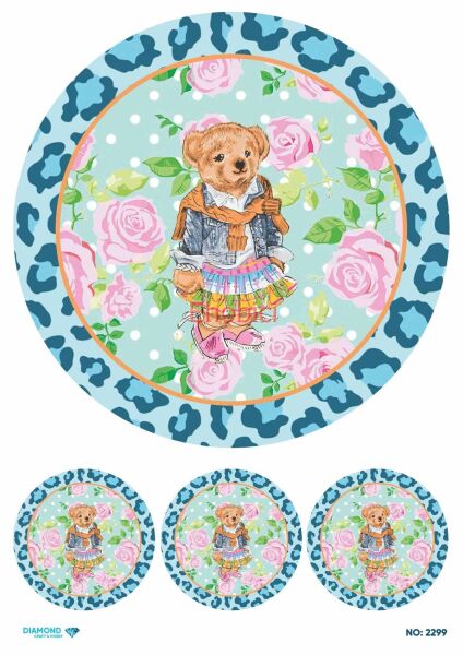 Diamond Pirinç Dekopaj Kağıdı - 2299