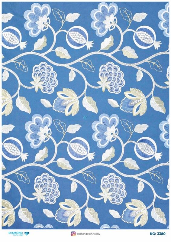 Diamond Pirinç Dekopaj Kağıdı - 3380