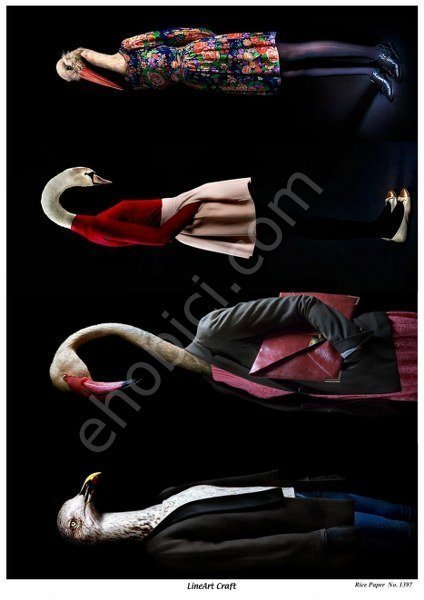 Lineart Pirinç Dekopaj Kağıdı Model - 1397