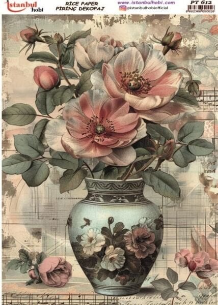Pirinç Dekopaj Kağıdı 30x42cm PT-612