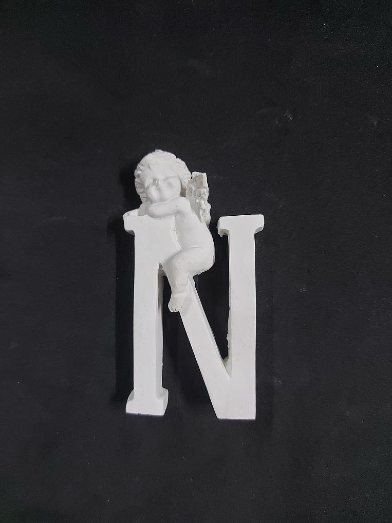 Polyester Harf Melekli -N- 10x5,5cm P401