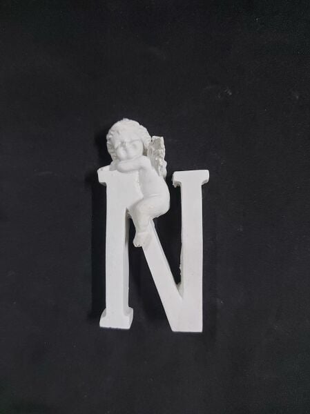 Polyester Harf Melekli -N- 10x5,5cm P401