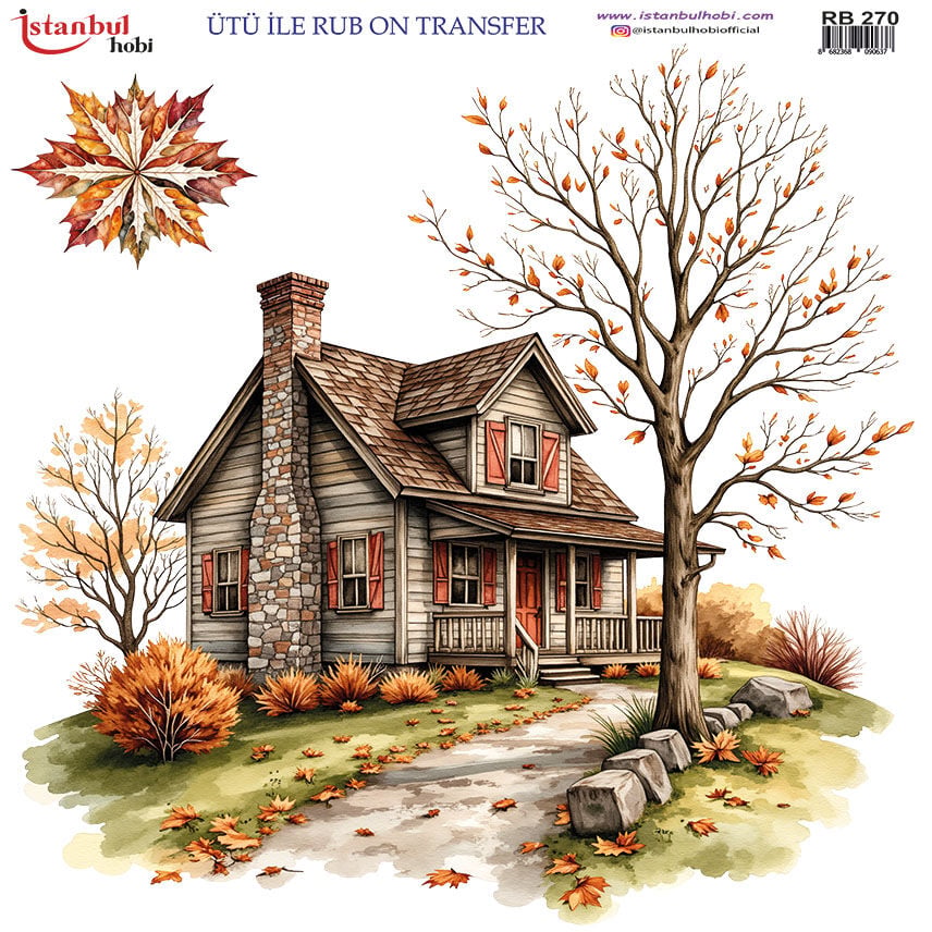 Ütü ile Rub On Transfer Kağıdı 30x30cm RB-270