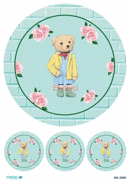 Diamond Pirinç Dekopaj Kağıdı - 2300