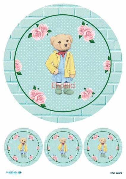 Diamond Pirinç Dekopaj Kağıdı - 2300