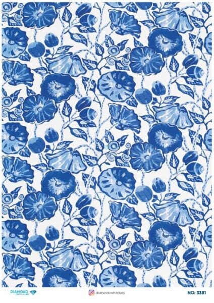 Diamond Pirinç Dekopaj Kağıdı - 3381