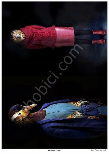 Lineart Pirinç Dekopaj Kağıdı Model - 1399