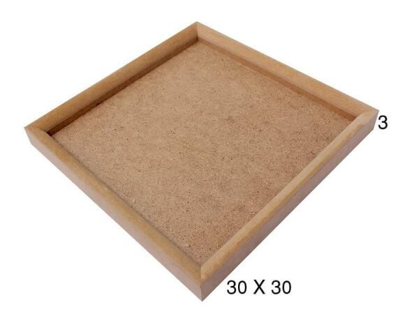 Ahşap Kare Pano 35x35cm PA215