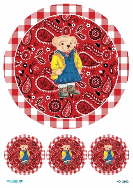 Diamond Pirinç Dekopaj Kağıdı - 2302