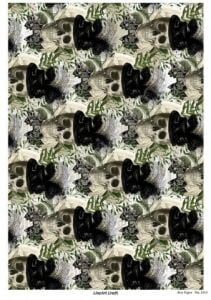 Lineart Pirinç Dekopaj Kağıdı Model - 2313