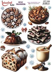 Yılbaşı Sulu Transfer 25x35cm STY068