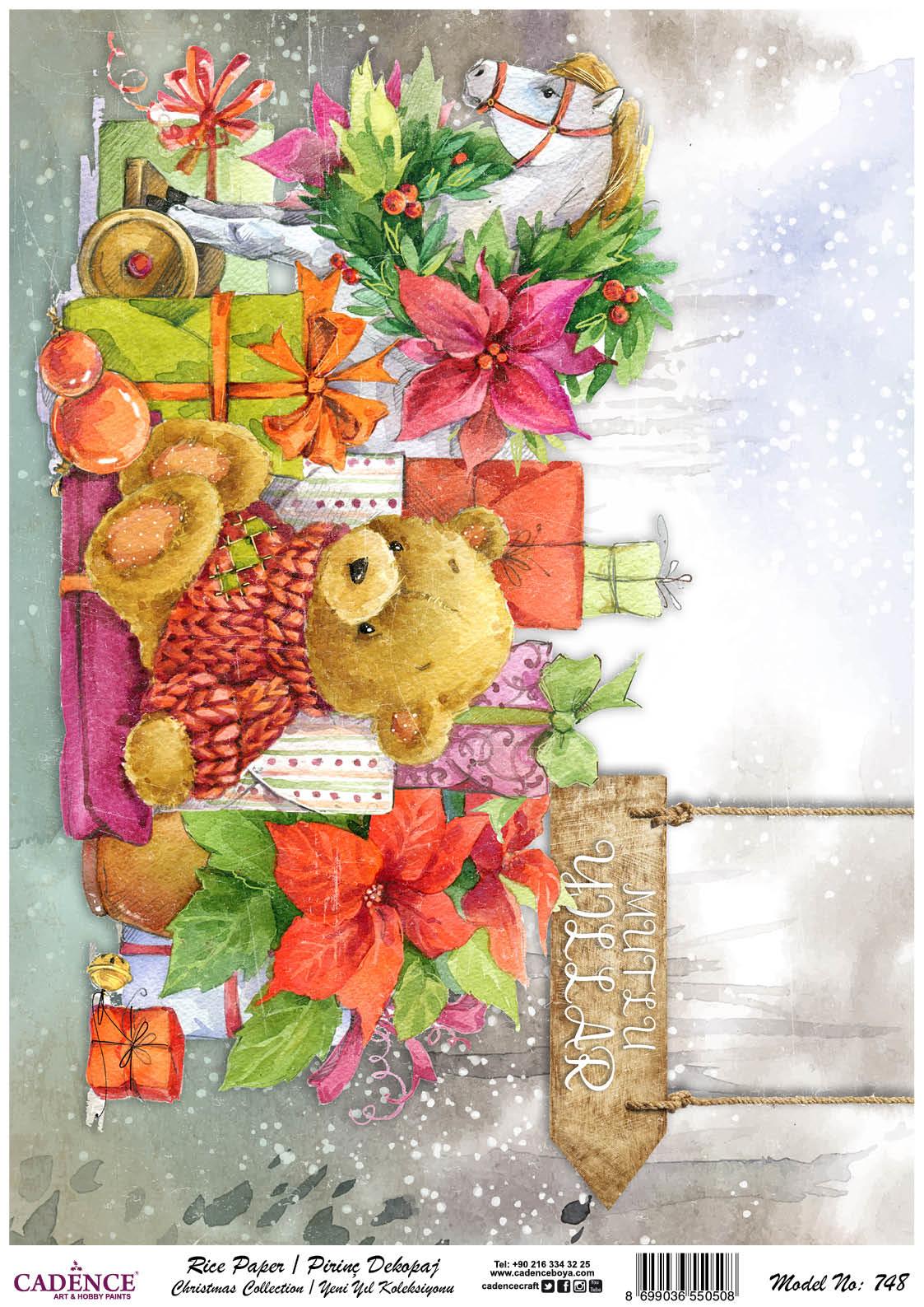 Cadence Pirinç Dekopaj Kağıdı Model - 748