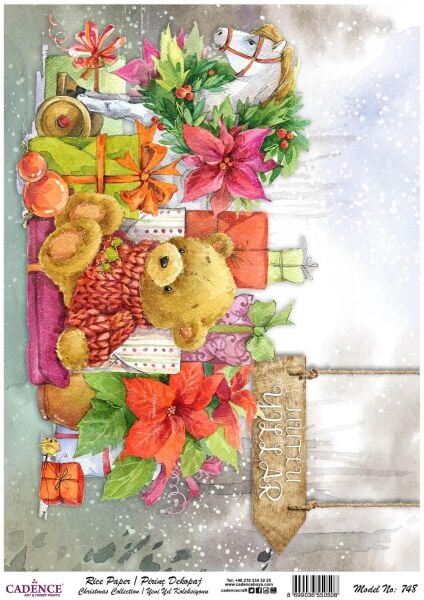 Cadence Pirinç Dekopaj Kağıdı Model - 748