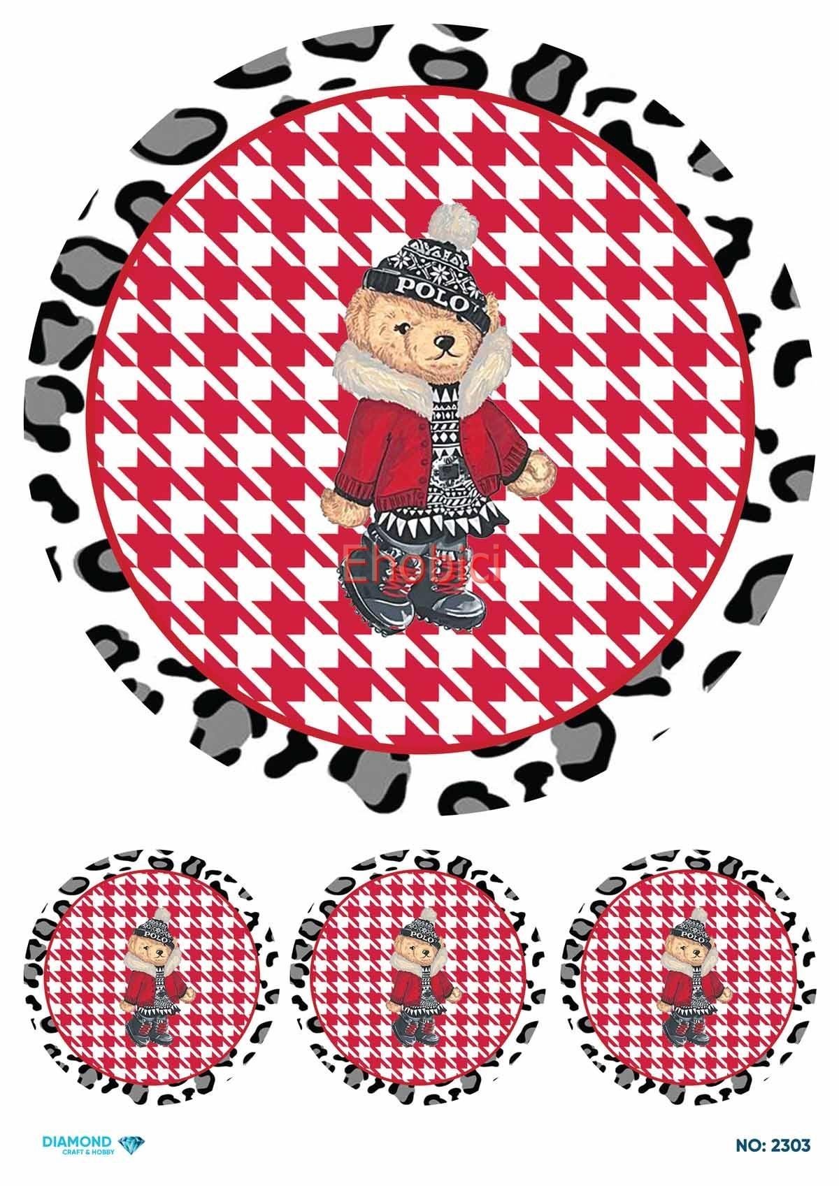 Diamond Pirinç Dekopaj Kağıdı - 2303