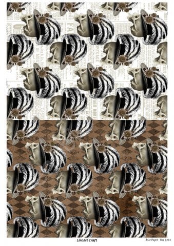 Lineart Pirinç Dekopaj Kağıdı Model - 2314