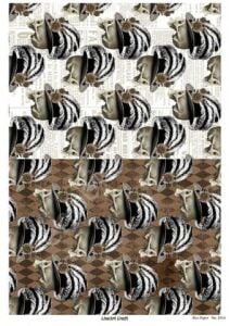 Lineart Pirinç Dekopaj Kağıdı Model - 2314