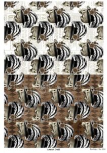 Lineart Pirinç Dekopaj Kağıdı Model - 2314